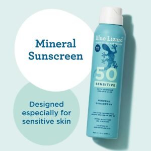 Blue Lizard Sensitive SPF 50 Mineral-Based Sunscreen Spray